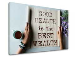 Motivaciona slika na platnu Good health