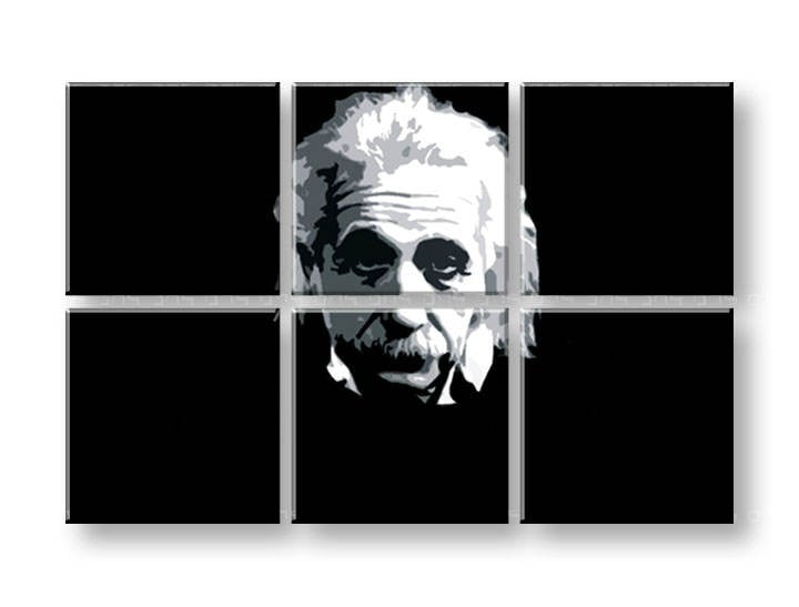 Ručno slikane slike na platnu Pop Art Einstein 