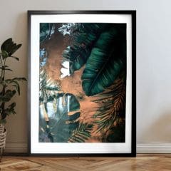 Zidni poster sa EKSTRA efektom - Ponoćna džungla